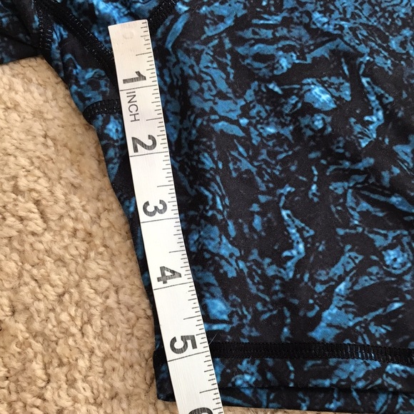 Promover XXL blue/black athletic biker shorts. - Picture 5 of 7